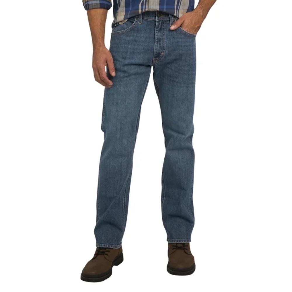 Wrangler Relaxed Fit Blue Men's Jeans‎ 5-pocket Stretch Fabric
